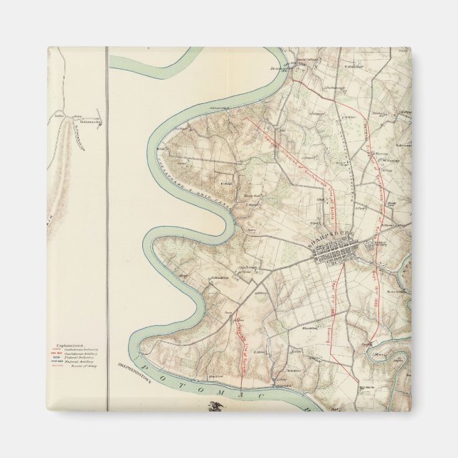 Imán Antietam, ferry de Harper, Sharpsburg (Frente)