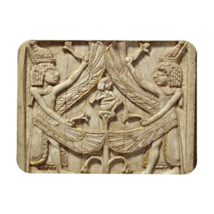 Imán Antígeno alado, Periodo Asirio, c.750 a.C. (marfil
