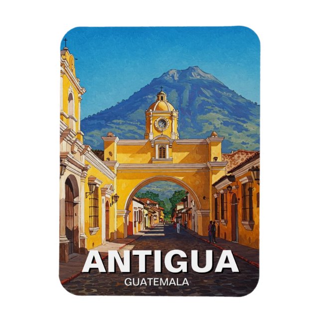 Imán Antigua Guatemala Viajes (Vertical)