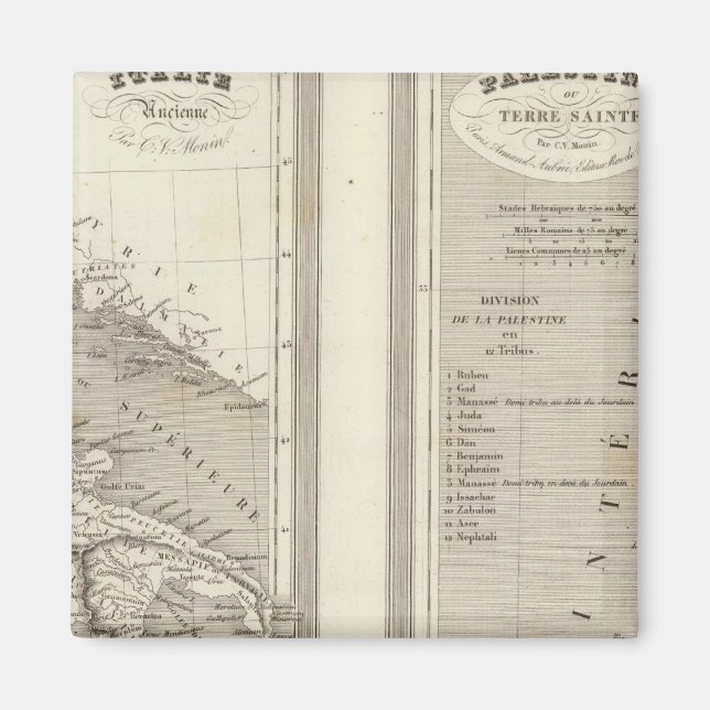 Imán Antigua Italia, Palestina (Frente)