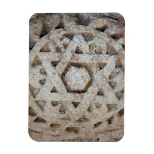 Imán Antigua talla de la estrella de David, Israel