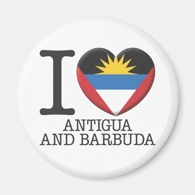 Imán Antigua y Barbuda (Frente)