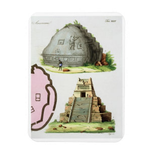 Imán Antigüedades centroamericanas, detalle del pyrami