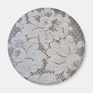 Imán Antiguo Alencon Lace Floral