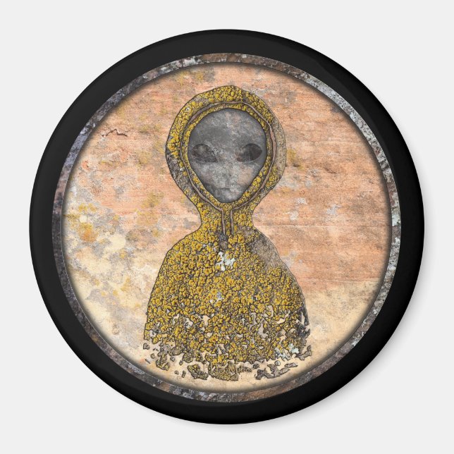 Imán Antiguo Alien (Frente)