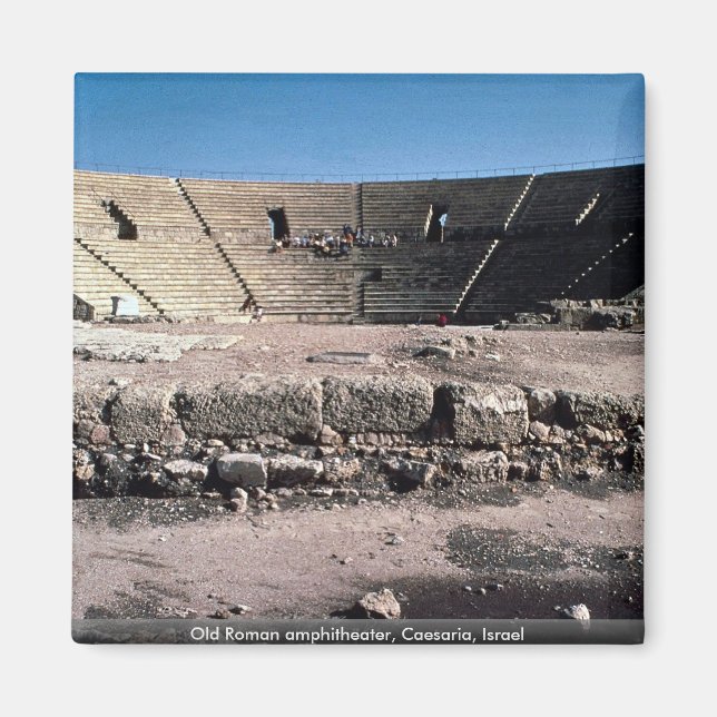 Imán Antiguo anfiteatro romano, Cesaria, Israel (Frente)