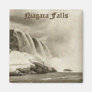 Imán antiguo de la sepia de Niagara Falls