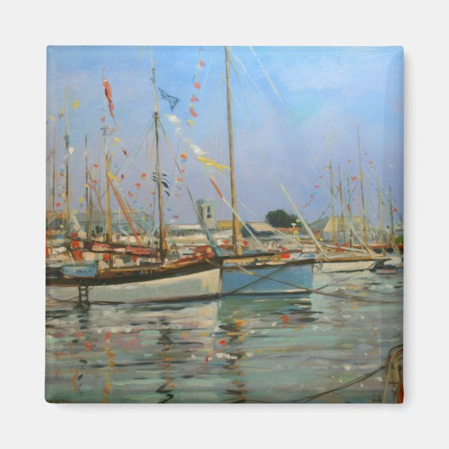 Imán Antiguo Gaffers Isle Yarmouth de Wight 2011 (Frente)