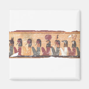 Imán Antiguo libro egipcio del juicio muerto