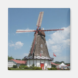 Imán Antiguo molino de viento de Iowa