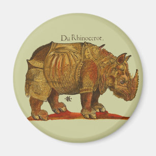 Imán Antigüo rinoceronte durer