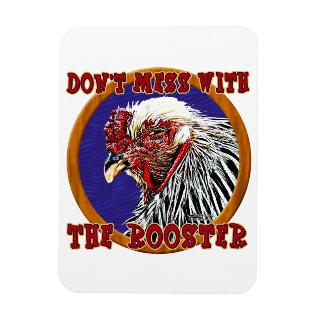 Imán Antiguo Rooster (Vertical)