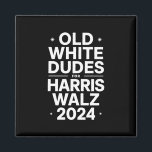 Imán Antiguos dueños blancos para la política democráti<br><div class="desc">Antiguos dueños blancos para Harris Walz</div>