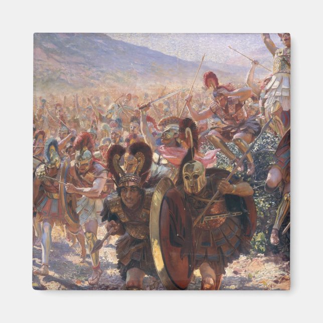 Imán Antiguos Guerreros (Frente)