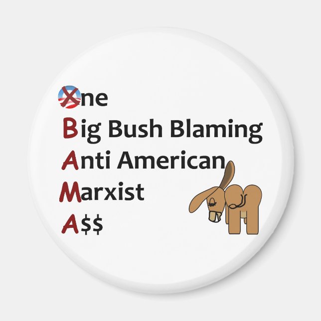 Imán AntiObama (Frente)