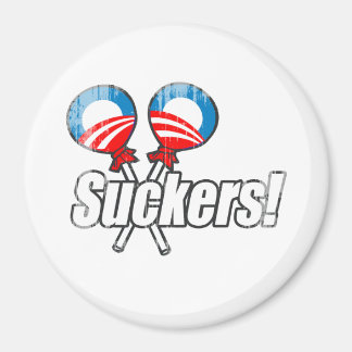 Imán AntiObama Bumpersticker - Suckers Faded.png