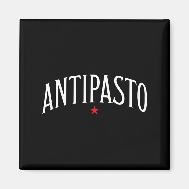 Imán Antipasto, Italian Food Lover Foodie  (Frente)