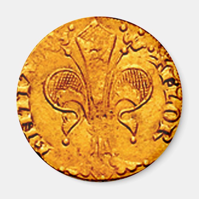 IMÁN ANTIQUE GOLD FLORENTINE FORINT (Frente)