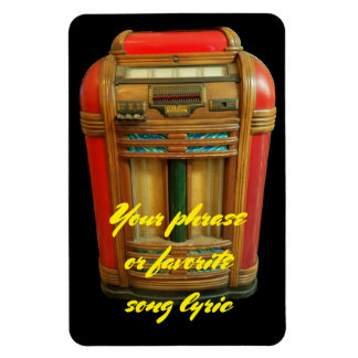 Imán Antique Jukebox y su frase