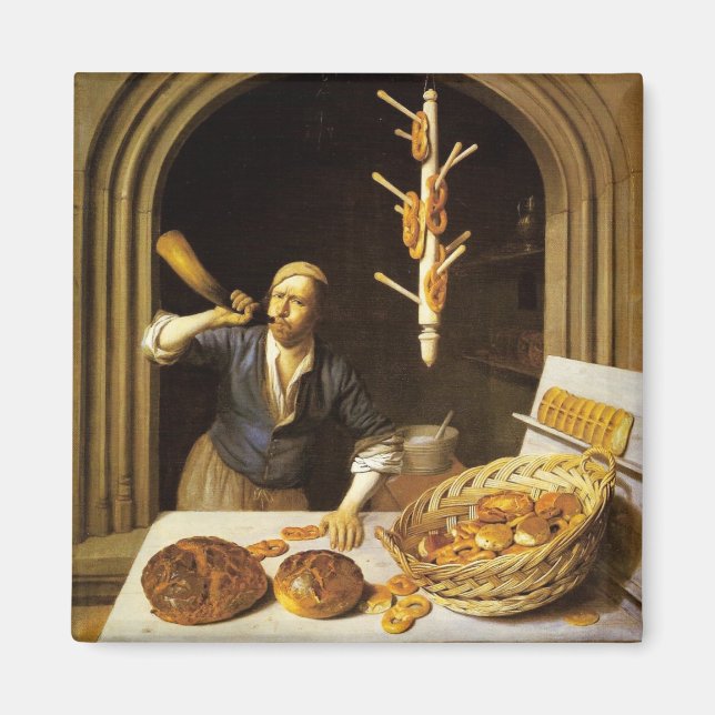 IMÁN ANTIQUE OVEN BAKER ,BAKERY BREAD TIENDA (Frente)