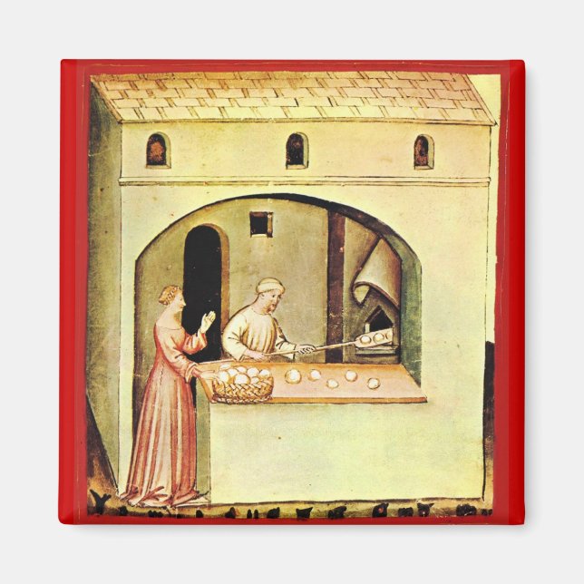 IMÁN ANTIQUE OVEN BAKER ,BAKERY BREAD TIENDA (Frente)