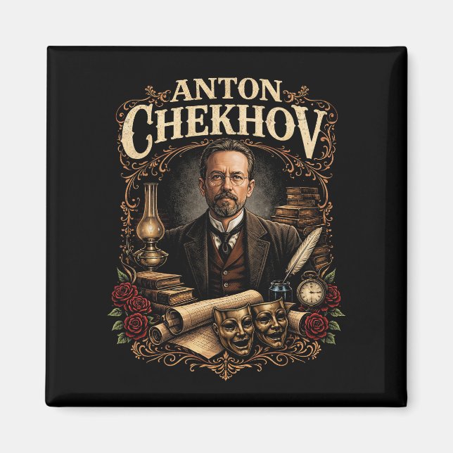 Imán Anton Chekhov (Frente)