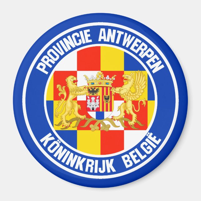 Imán Antwerp Round Emblem (Frente)