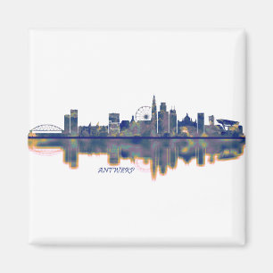 Imán Antwerp Skyline