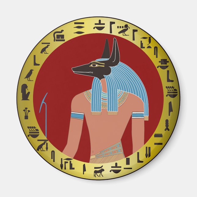 Imán Anubis, Dios Egipcio (Frente)