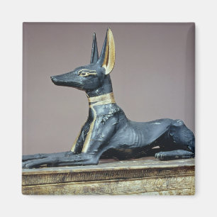 Imán Anubis, dios egipcio de los muertos de un pecho