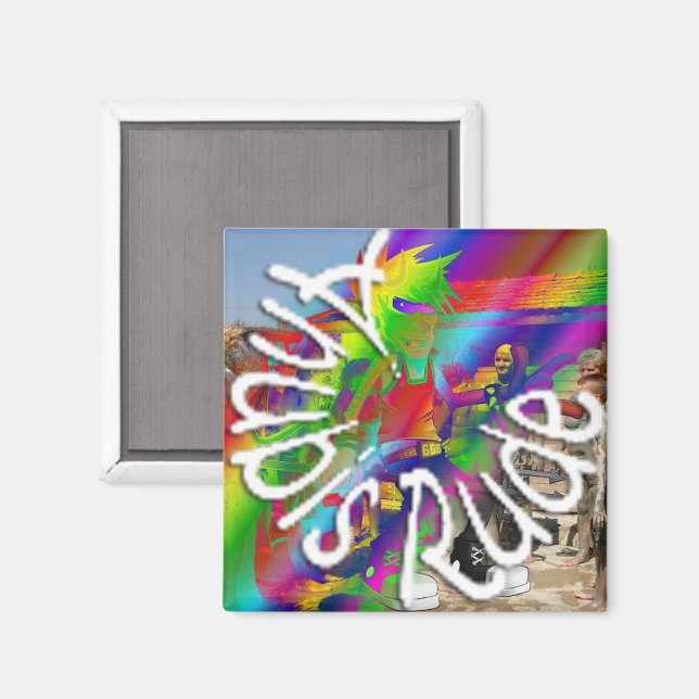 Imán Anubis Rude Magnet Small (Anverso/Reverso)