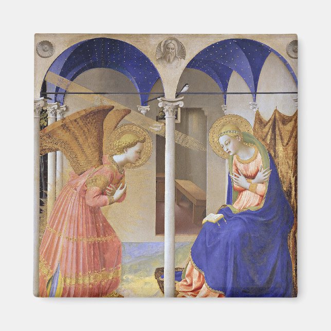 Imán Anunciación de Fra Angelico (Frente)