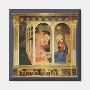 Imán Anunciación de Fra Angelico, Bella Artes del Renac