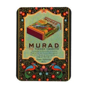 Imán Anuncio de cigarrillos de los años 20