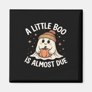 Imán Anuncio de embarazo adorable de Halloween