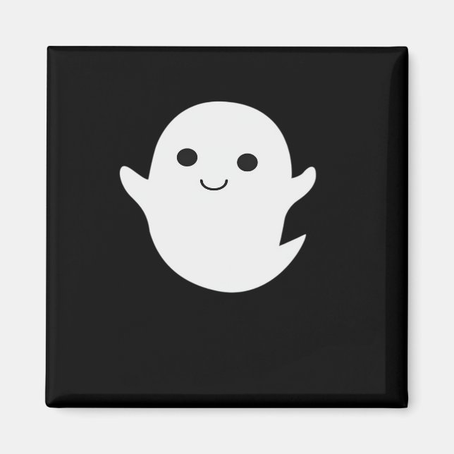 Imán Anuncio de embarazo adorable de Halloween (Frente)
