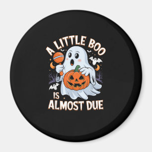 Imán Anuncio de embarazo adorable de Halloween