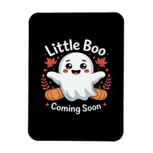 Imán Anuncio de embarazo de Halloween lindo