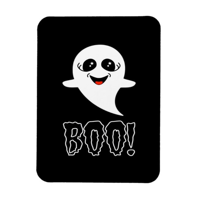 Imán Anuncio de embarazo de Halloween lindo (Vertical)