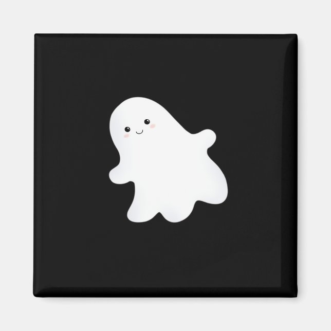 Imán Anuncio de embarazo de Halloween lindo (Frente)