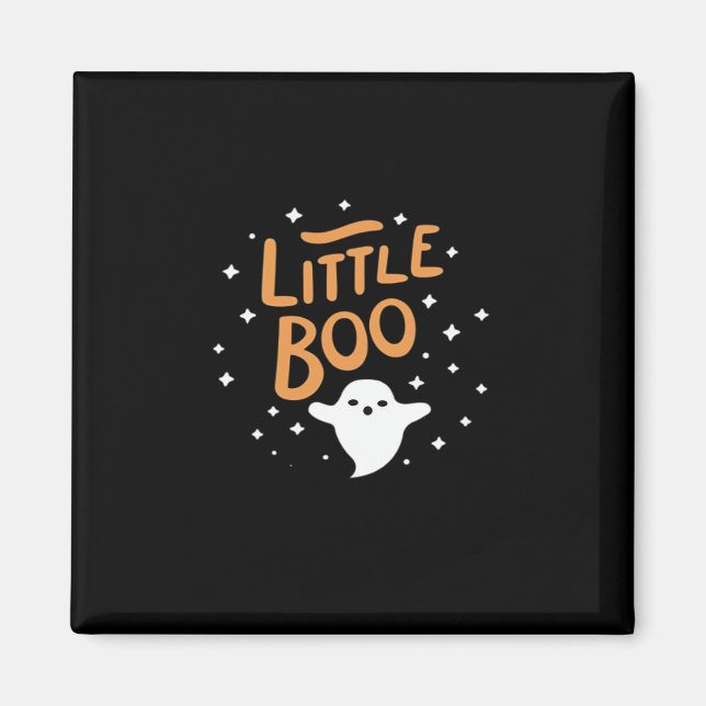 Imán Anuncio de embarazo de Halloween lindo (Frente)