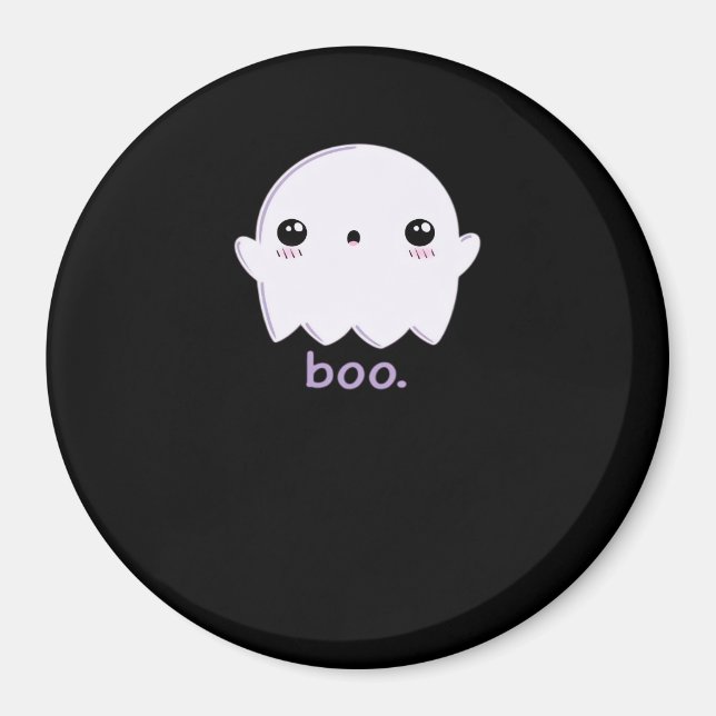 Imán Anuncio de embarazo de Halloween lindo (Frente)