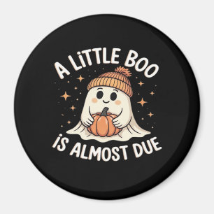Imán Anuncio de embarazo de Halloween lindo