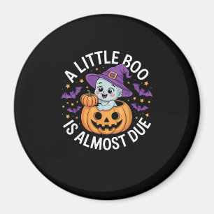Imán Anuncio de embarazo de Halloween lindo