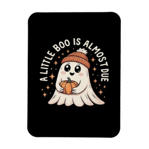 Imán Anuncio de embarazo de Halloween lindo