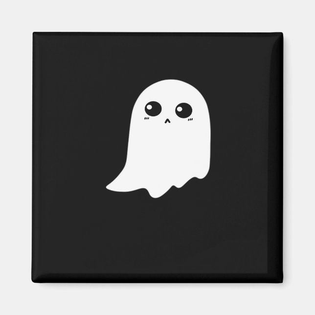 Imán Anuncio de embarazo de Halloween lindo (Frente)