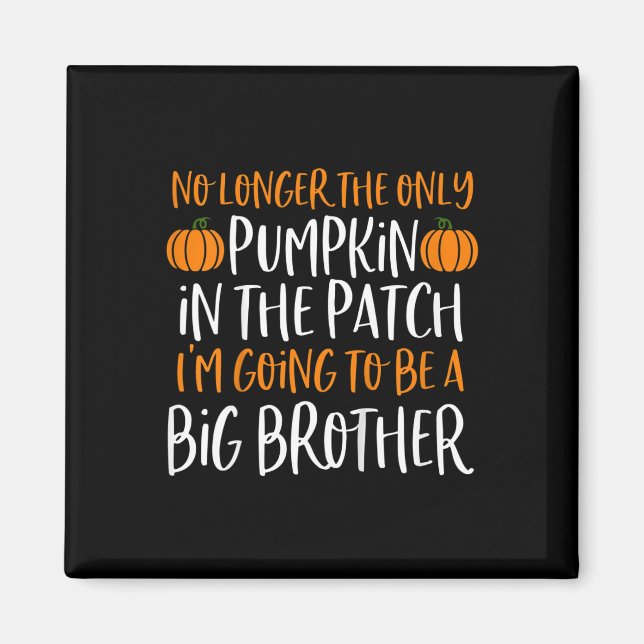 Imán Anuncio de embarazo de Kids Big Brother Fall Hallo (Frente)