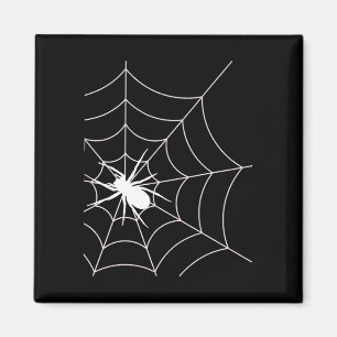 Imán Anuncio de embarazo de telaraña de Halloween