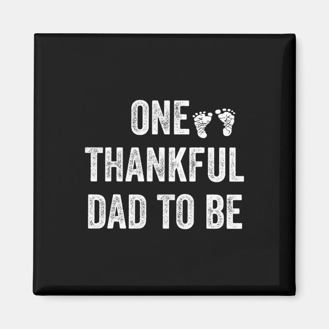 Imán Anuncio de Embarazo en Acción de Gracias Una Agrad (Frente)