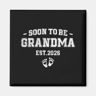 Imán Anuncio de Embarazo Pronto Abuela 2026